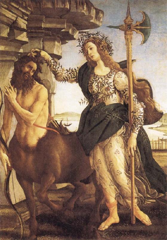 Sandro Botticelli Pallas and the Centaur oil painting image